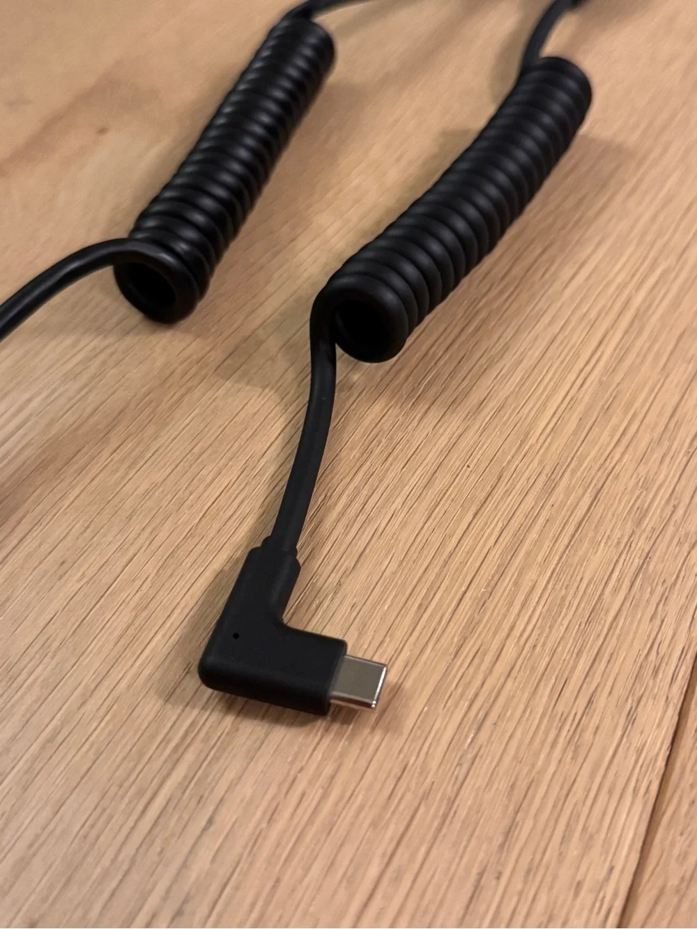Set of Coiled USB to Lightning & USB-C Charging Cables